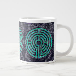 LABYRINTH III Big White Tasse