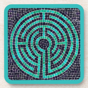 LABYRINTH III Dessous de verre en plastique dur - 