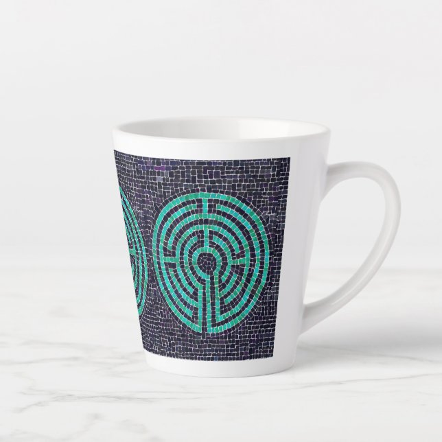 LABYRINTH III Latte Tasse (Rechts)