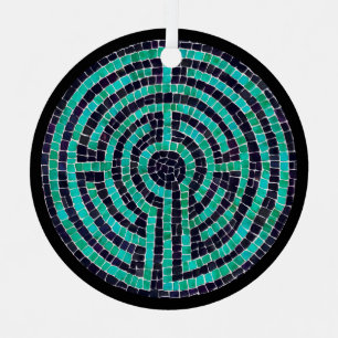 LABYRINTH III Metallzirkel Ornament Aus Metall