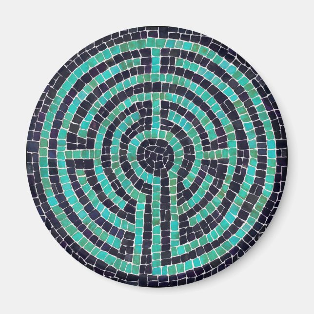 LABYRINTH III Round Magnet (Vorne)