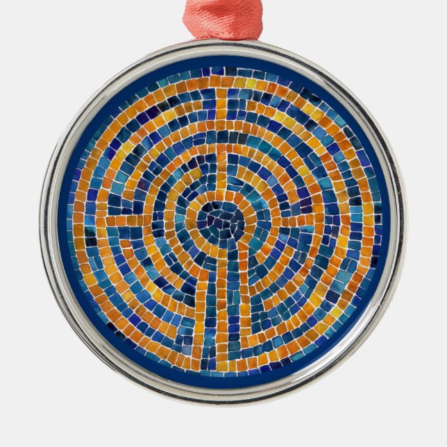 LABYRINTH IV Premium Runde Ornamente (Vorne)