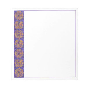 LABYRINTH MOSAIC 5.5x6 Notepad Notizblock