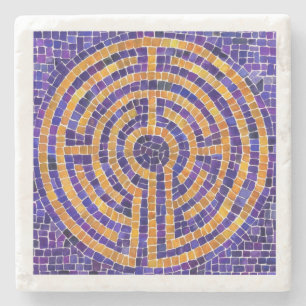 LABYRINTH MOSAIC Marbella Stone Untersetzer