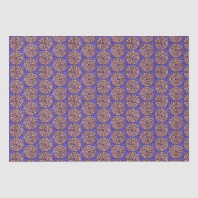LABYRINTH MOSAIC Tissue Paper Seidenpapier (Vorderseite)