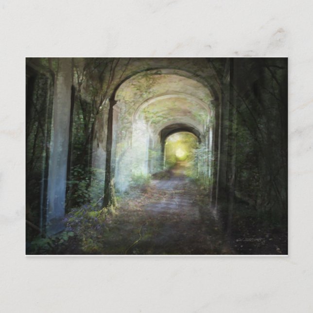 Labyrinth Postkarte (Vorderseite)