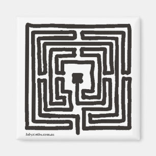 Labyrinth-Stiftquadrat des Magneten Magnet