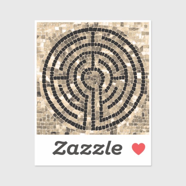 LABYRINTH V 2x2 Vinyl Sticker (Blatt)