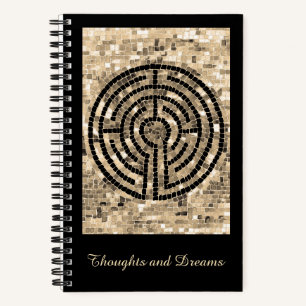 LABYRINTH V 5.5x8.5 SpiralNotebook Notizbuch