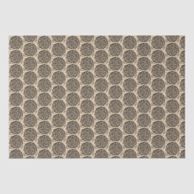 LABYRINTH V Gewebepapier Seidenpapier (Vorderseite)