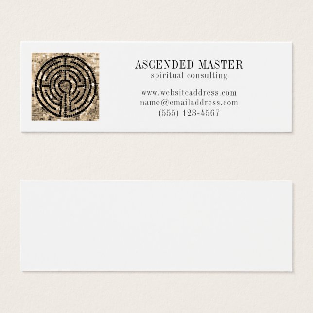 LABYRINTH V Mini Business Card (Vorne & Hinten)