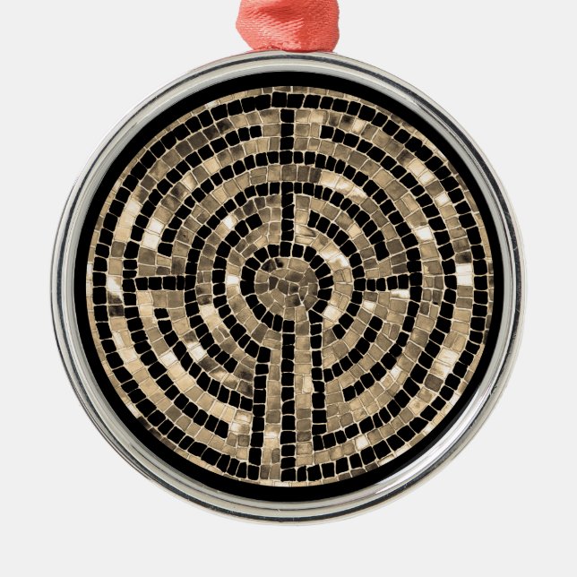 LABYRINTH V Premium Runde Ornamente (Vorne)