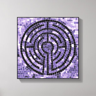 LABYRINTH VI 12x12 Wrapped Canvas (.75" Deep) Leinwanddruck