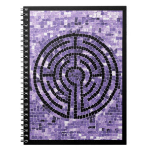 LABYRINTH VI 6.5x8.75 Spiral-Notebook Notizblock