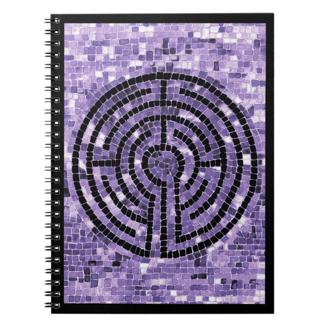 LABYRINTH VI 6.5x8.75 Spiral-Notebook Notizblock (Vorderseite)
