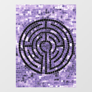 LABYRINTH VI 8x11 Fensterfolie Fensteraufkleber