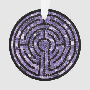 LABYRINTH VI Cercle acrylique Ornement