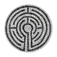 LABYRINTH VII 12" Rundglasschneidebrett