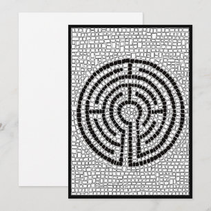 LABYRINTH VII 12x18-Flachkarte II Karte