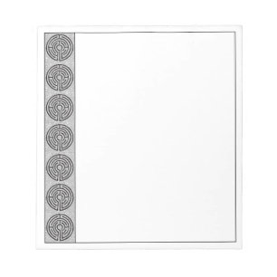 LABYRINTH VII 5.5x6 Notepad Notizblock