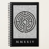 LABYRINTH VII 5,5x8,5 Planificateur + Texte / Noir