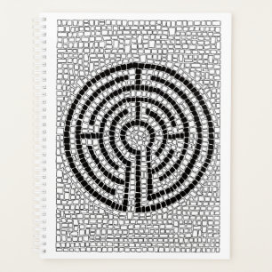 LABYRINTH VII 8.5x11 Planer / weiß