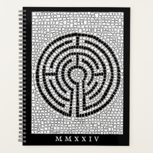 LABYRINTH VII 8,5x11 Planificateur + Texte / Noir