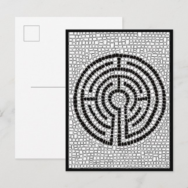 LABYRINTH VII Postkarte (Vorne/Hinten)