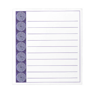 LABYRINTH VIII 5.5x6 Notepad + Linien Notizblock