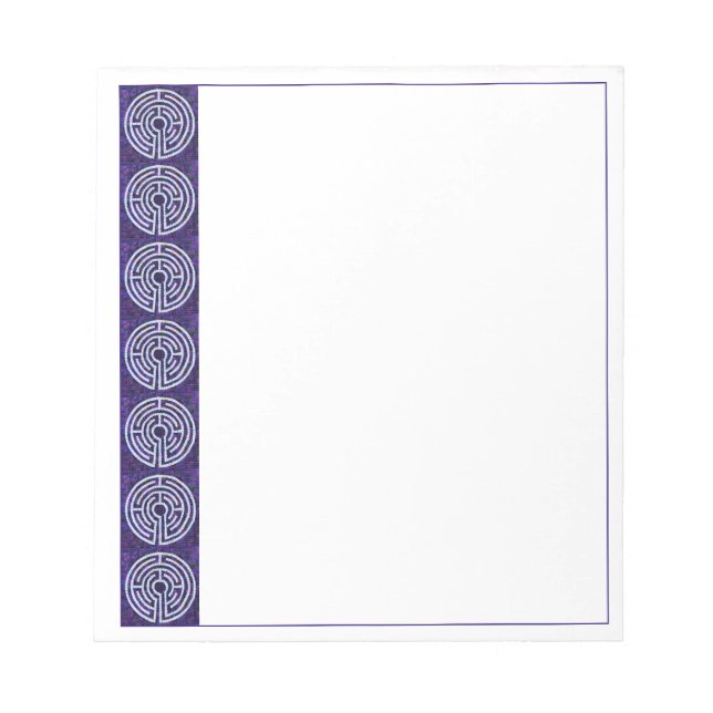 LABYRINTH VIII 5.5x6 Notepad Notizblock (Vorderseite)