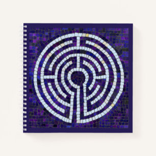 LABYRINTH VIII 8.5x8.5 SpiralNotebook Notizbuch