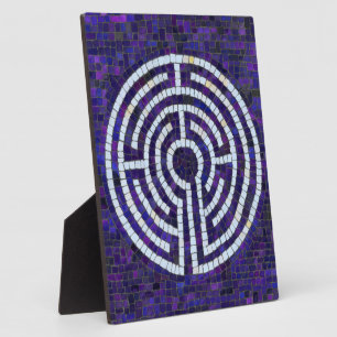LABYRINTH VIII 8x10 Plaque mit Easel Fotoplatte