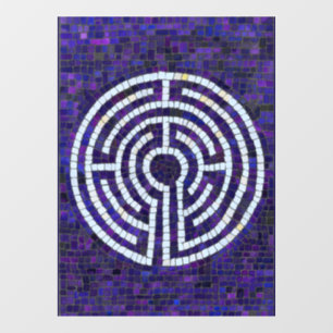 LABYRINTH VIII 8x11 Fensterfolie Fensteraufkleber