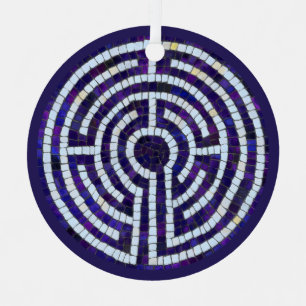 LABYRINTH VIII Circle métallique Ornement