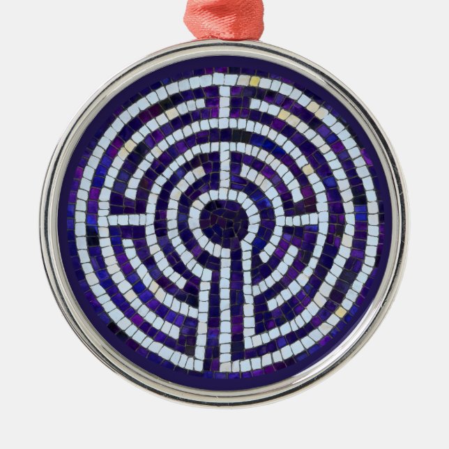 LABYRINTH VIII Premium Runde Ornamente (Vorne)