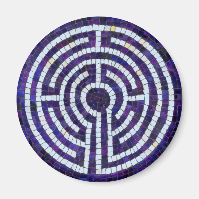 LABYRINTH VIII Rundmagnet Magnet (Vorne)