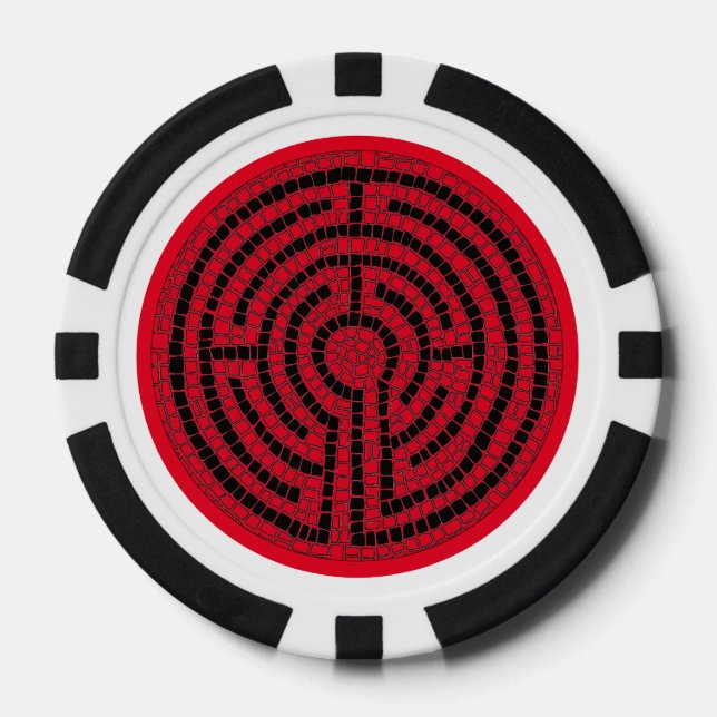 LABYRINTH X Poker Chips (Vorderseite)