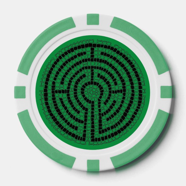 LABYRINTH XI-Poker-Chips Pokerchips (Vorderseite)