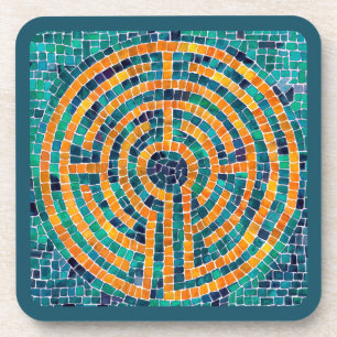 LABYRINTHE II Dessous de verre en plastique rigide