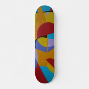Labyrinthe sur skateboard en asphalte