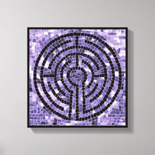 LABYRINTHE VI Toile enveloppée 12x12 (profondeur 1