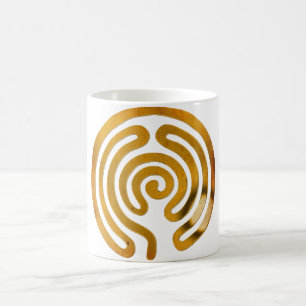 Labyrinthgold Kaffeetasse
