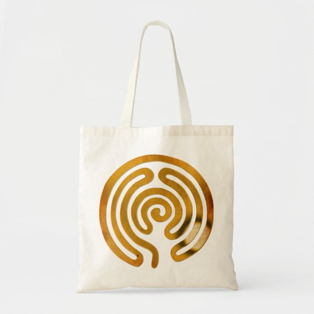Labyrinthgold Tragetasche (Vorne)