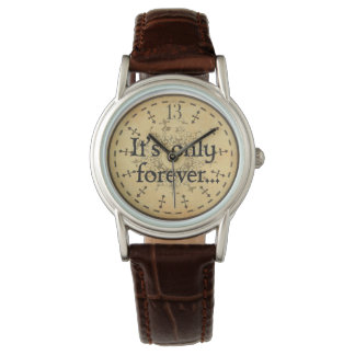 Labyrinthuhr, 13-stündige Uhr, das ist nur ewig Armbanduhr
