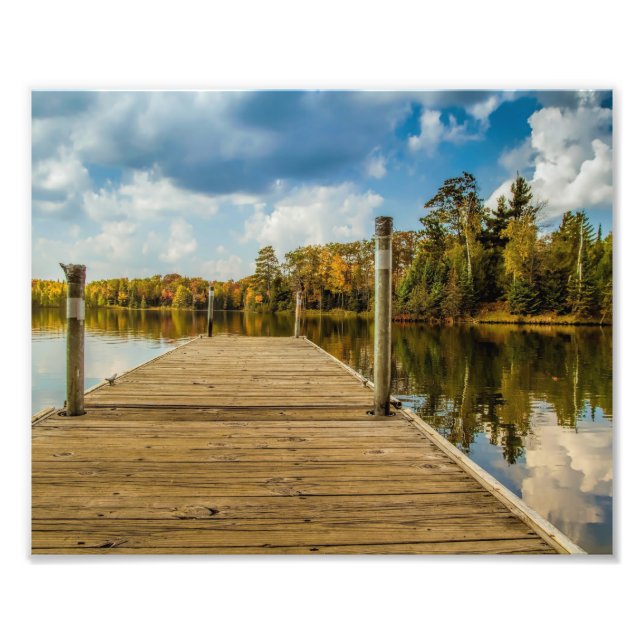 Lac à l'automne - Photo (Devant)