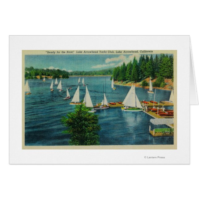 Lac Arrowhead, CA Yacht Club Racing (Devant horizontal)