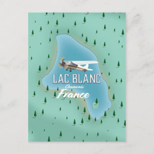 Lac Blanc, Chamonix, Frankreich Karte