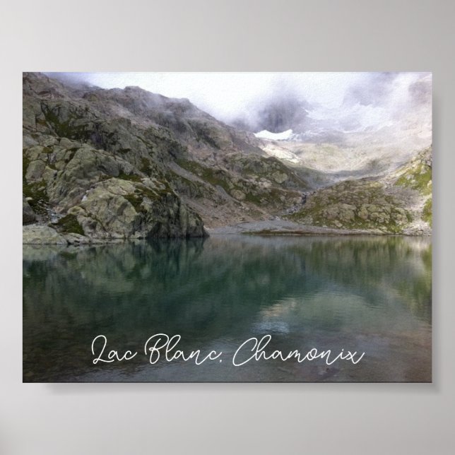 Lac Blanc, Chamonix Poster (Vorne)