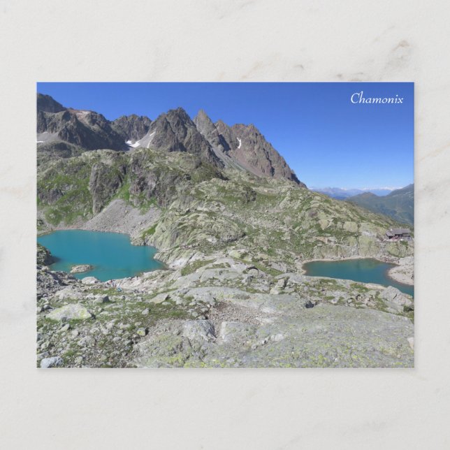 Lac Blanc Chamonix Postkarte (Vorderseite)
