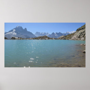 Lac Blanc French Alps Chamonix Poster